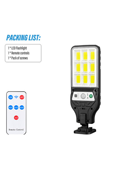 Choice Blue 9COB Outdoor solar light with motion sensor Wall light with solar...