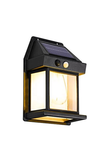 Choice3 B Black Solar Wall Light Outdoor Waterproof Sunlight Pathway Fence La...