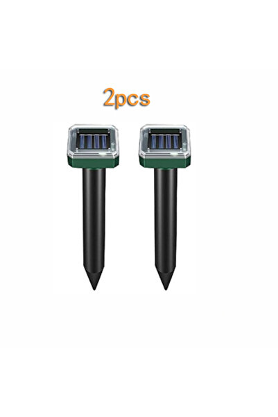 Choice 2pcs 2Pcs Solar Outdoor Mole Groundhog Repellent Stakes Ultrasonic Gop...