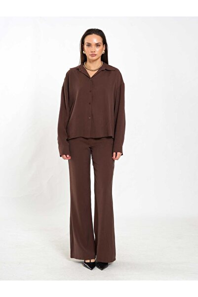 Coral 080798 Basic Shirt Brown