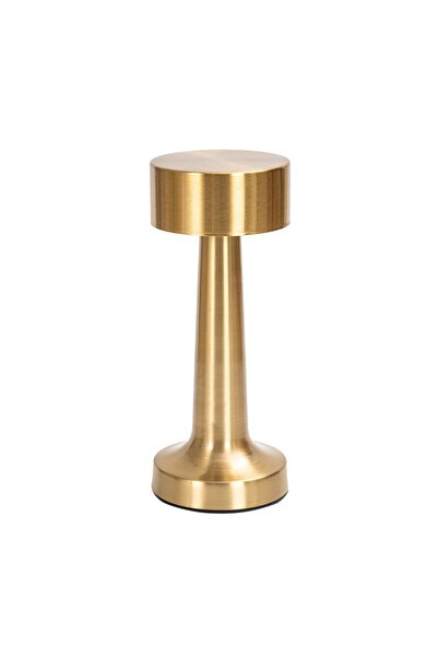 Choice مصباح طاولة ذهبي بتصميم كلاسيكي، بلمسة معدنية، مناسب لتزيين طاولات الم...