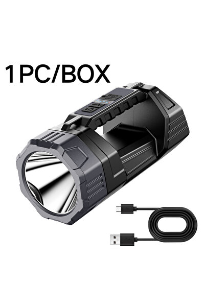 Choice مصباح يدوي جديد يعمل بالطاقة الشمسية، بإضاءة قوية، محمول باليد، أسود و...