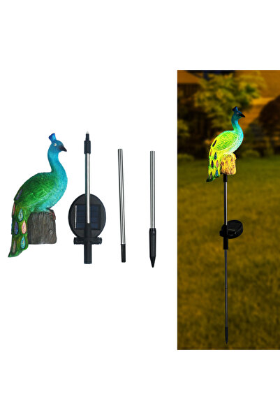 Choice 1pcs Solar Lamp Peacock Animal Solar Garden Lights Solar Powered Led L...