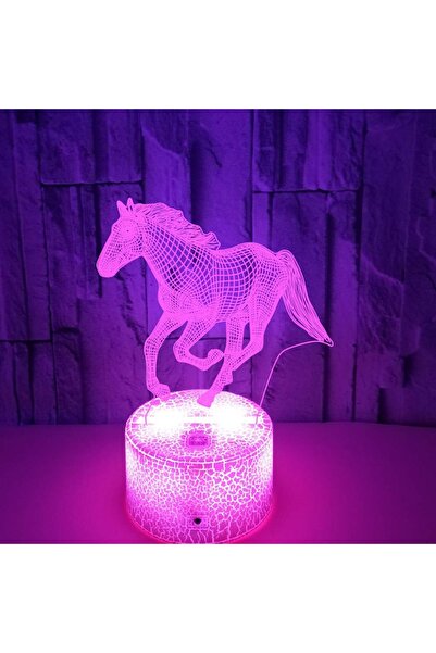 Choice Crack Base 16color with remote 3d Illusion Lamp Led Children's Night L...