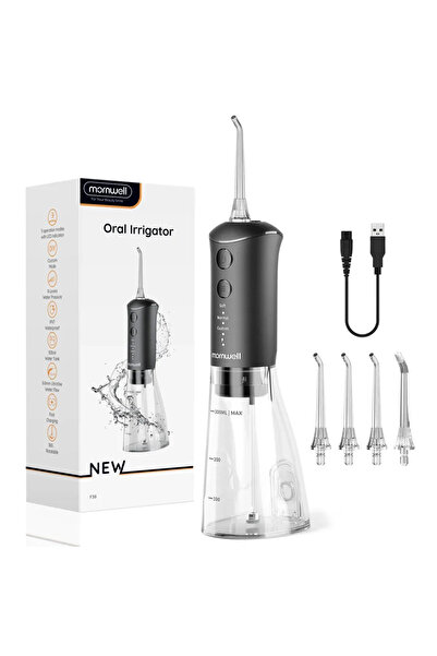 Choice1 Mornwell Black Mornwell Water Dental Flosser Teeth k: Portable Cordle...