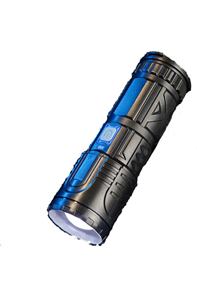 Choice مصباح يدوي خارجي قابل لإعادة الشحن عبر USB X3 (أسود) AG55 بفتيل ليزر ط...