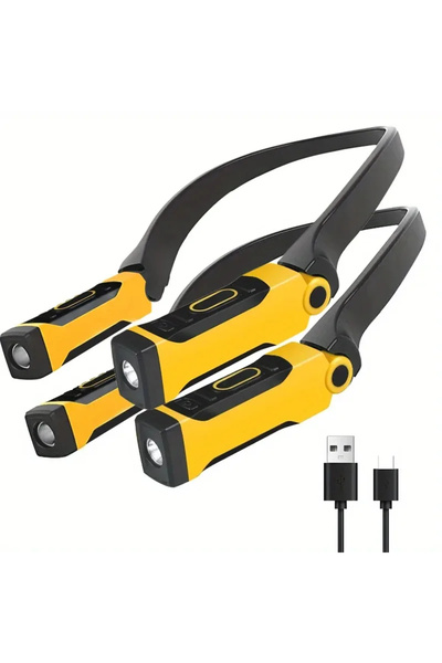 Choice عبوتان من مصابيح القراءة LED القابلة لإعادة الشحن، بمستويين من السطوع،...