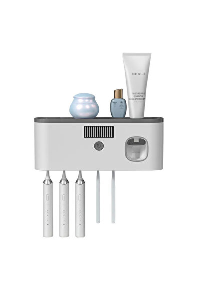 Choice Grey Wireless Charging UV Toothbrush Disinfector Non Perforated Toothb...