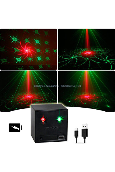 Choice جهاز عرض ليزر R&G يعمل ببطارية قابلة للشحن 5 فولت عبر منفذ USB، مزود ب...