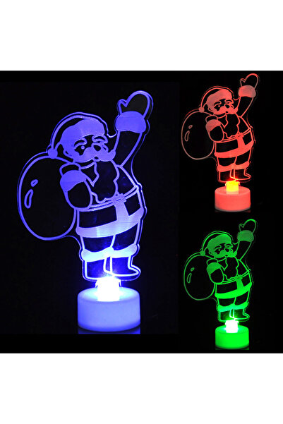 Choice Santa Claus LED Mini Night Lights Colorful Flashing Lights Snowman Lam...