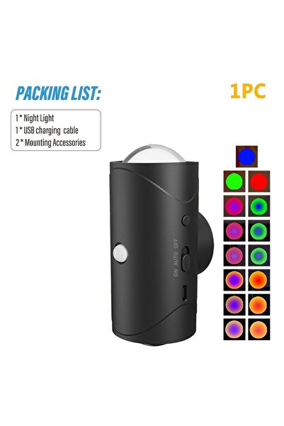 Choice Black 7 colors LED Motion Sensor Night Light RGB Colors Changing Wirel...