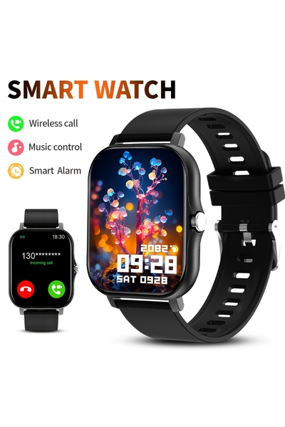 Choice ساعة لاكساسفيت 2025 الذكية الجديدة باللون الأسود، مزودة بتقنية بلوتوث،...