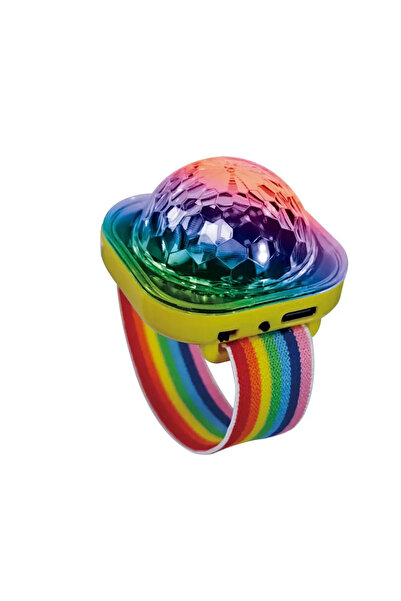 Choice Yellow Portable Wearable Wrist Ambient Lamp Stage Light Disco Recharge...