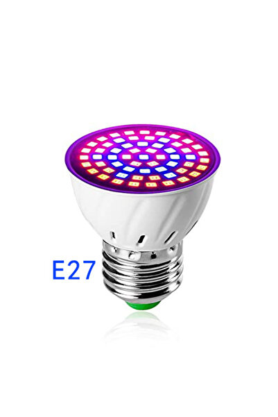 Choice 60LED E27 220V E27 LED Grow Light Bulb E27 220V Full Spectrum 60/80LED...