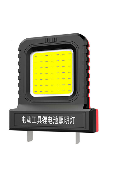 Choice1 مصباح عمل LED لاسلكي أحمر اللون، يعمل ببطارية 21 فولت، مناسب للاستخدا...