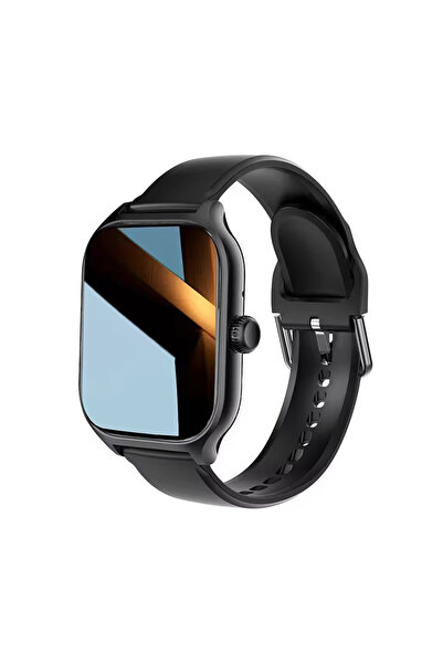 Choice ساعة ذكية سوداء موديل 2025، متوافقة مع نظامي أندرويد وiOS، شاشة ملونة ...