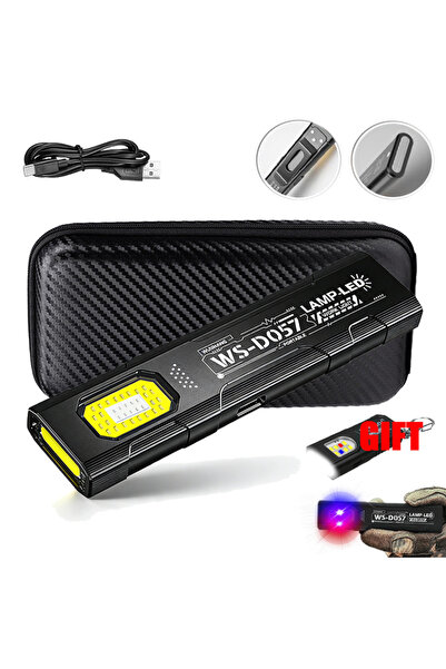 Choice مصباح يدوي أسود اللون، قطعة واحدة، قوي بقدرة 550 لومن، قابل لإعادة الش...