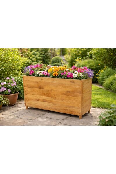 DEKORELA AHŞAP SINIR SAKSI 100 CM