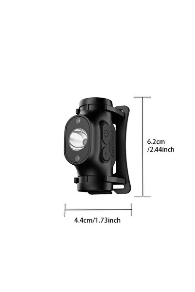 Philips WHITE SFL1851 Headlamp Mini USB Rechargeable Head Flashlight with 50°...