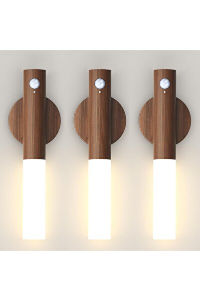 Choice مصباح حائط مغناطيسي قابل لإعادة الشحن مزود بمستشعر حركة LED ذكي من الج...