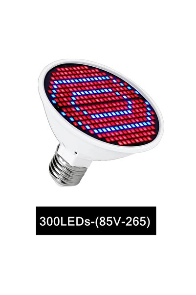 Choice 300LED 85-265V 1pc LED Plant Light Cup E27 Red And Blue Light Growth L...