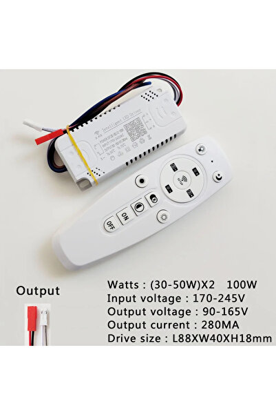 Choice (30-50W)X2 100W 2.4G Intelligent LED driver APP remote control power s...