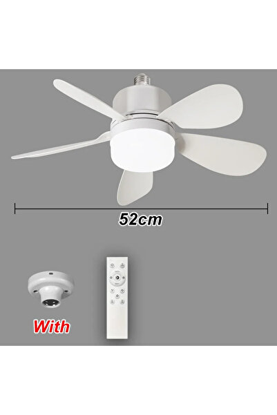 Choice Diameter 52cm E27 Screw Ceiling Fan Light with Remote Control 85V-265V...