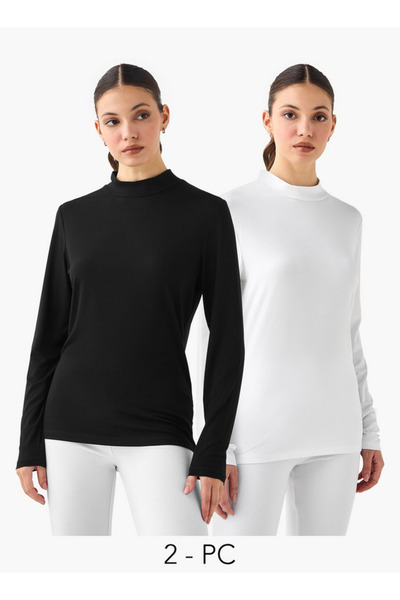FAV High Neck Long Sleeves T-shirt - Set of 2