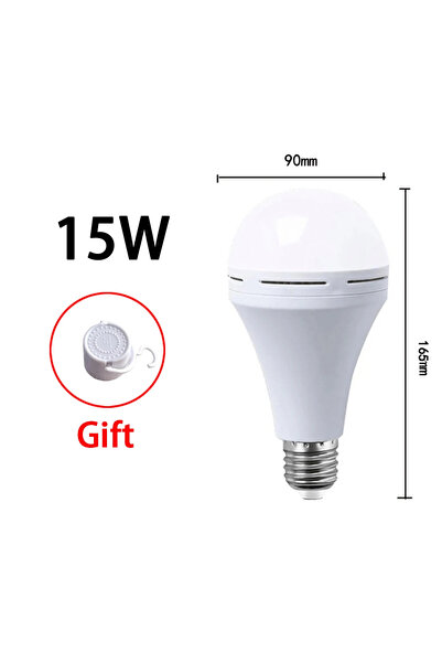 XIWANGFIRE White light 1 pcs 15W E27 Emergency LED Lamp Bulbs 9W 15W Recharge...