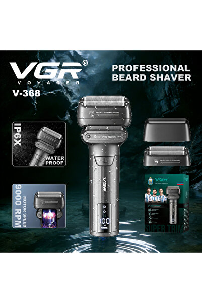 Choice V-368 VGR Electric Shaver Professional Beard Trimmer 9000 RPM Portable...