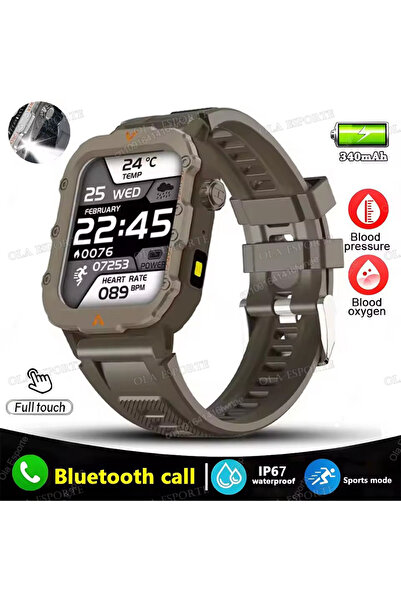 Choice ساعة Q11-Brown الذكية الجديدة لعام 2025، للرجال والنساء، مناسبة للأنشط...