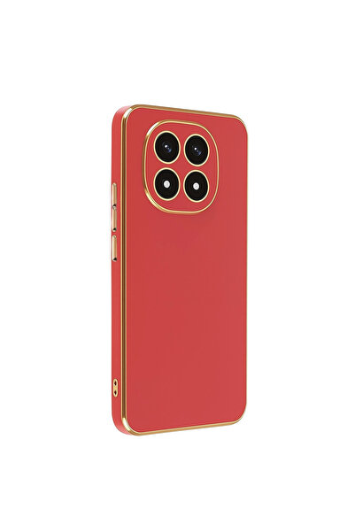 eco port غطاء حماية سيليكون فوليت لهاتف ريدمي نوت 14 برو 4G - أحمر