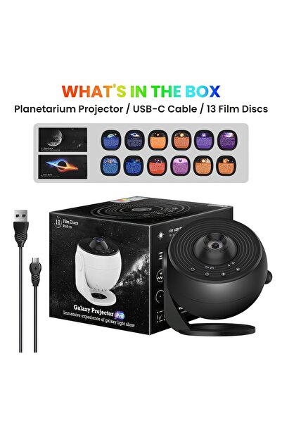 Choice جهاز عرض سماوي عالي الدقة 4K مع ترقية Black Pro، 13 في 1، مزود بمصباح ...