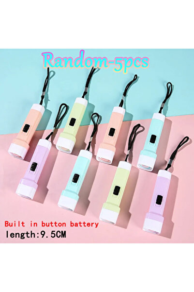 Choice مجموعة عشوائية من 5 قطع أو 1/5/10 قطع من مصابيح LED صغيرة يدوية، هدية ...