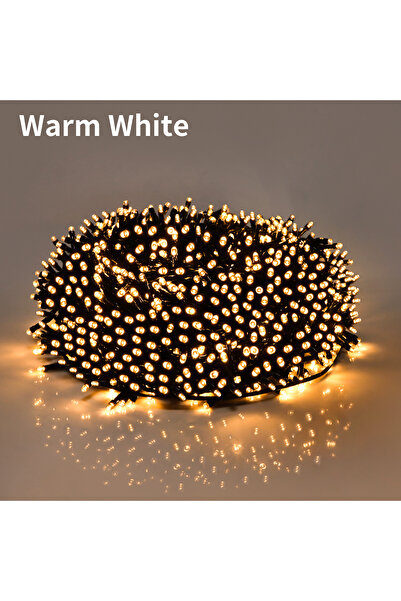 Choice 50 متر، 500 مصباح LED، أبيض دافئ. 100 متر، 1000 مصباح LED. شحن سريع، إ...