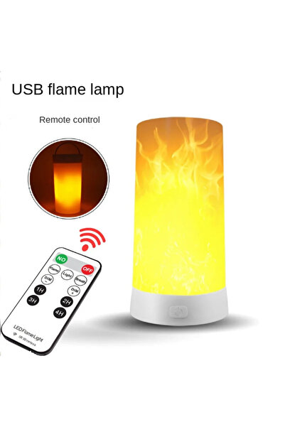 Choice مصابيح LED على شكل لهب مع جهاز تحكم عن بعد USB للغرف، مصابيح ليلية تحا...