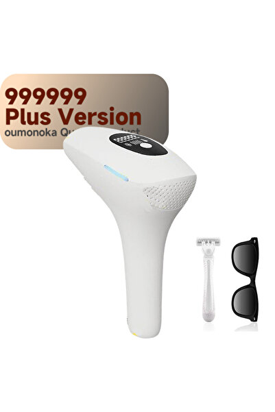 Choice4 جهاز إزالة الشعر بالليزر بتقنية IPL، إصدار 999999 بلس، مزود بقابس أور...