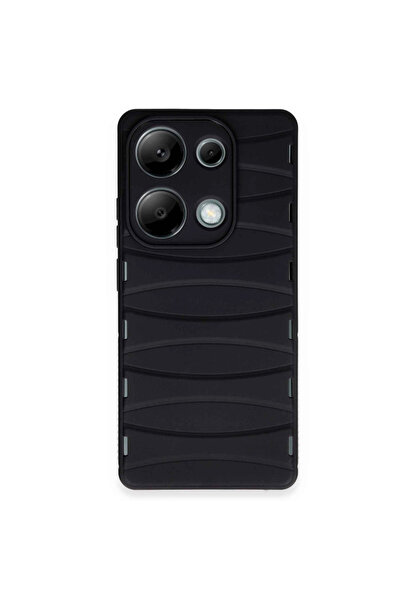 eco port غطاء سيليكون من بيبركاس لهاتف ريدمي نوت 13 برو 4G - أسود