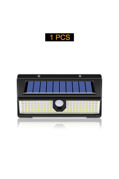 Choice 1PCs HOMEFISH 190-LED Solar Motion Sensor Wall Light Outdoor IP65 Wate...