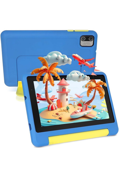 Choice EU Blue 7 Inch Kids Tablet Android 13 8(2+6)GB RAM 64GB ROM Parental C...