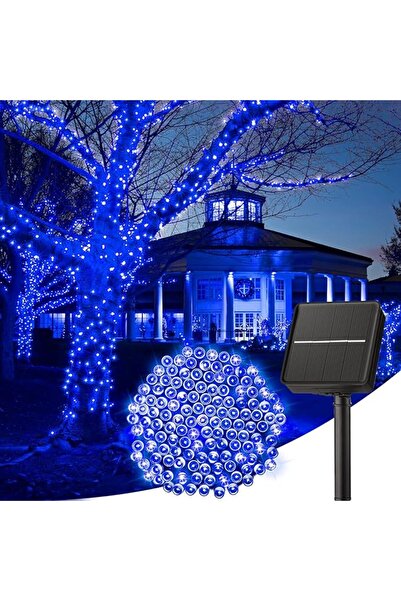 Choice 100LED-12M Blue-1pc Solar Powered LED Fairy Lights 8 Lighting Modes Ou...