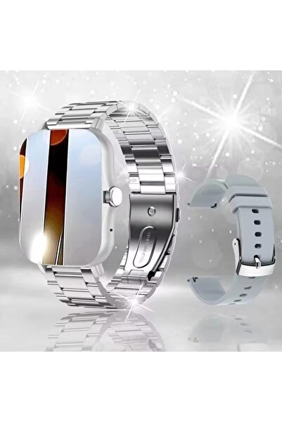 Choice ساعة ذكية مقاومة للماء Wh20Szstrap مقاس 1.83 بوصة مزودة بخاصية الرد عل...