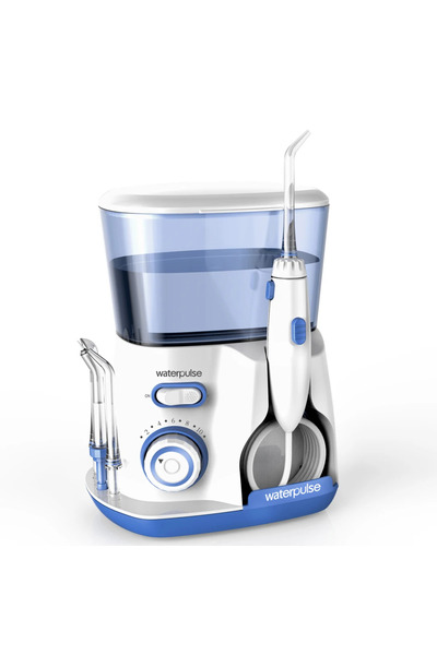 Choice3 EU Blue Waterpulse V300G Oral Irrigator 5pcs Tips Dental Water Flosse...