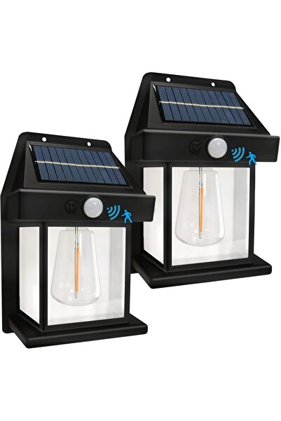 Choice 2PCS 1/2/4/8 Solar Wall Lights IP44 Motion Sensor LED Lantern Wall Mou...