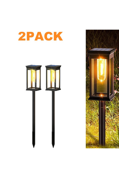 Choice 2Pack Solar Outdoor LED Lighting Tungsten Light IP65 Waterproof Long E...