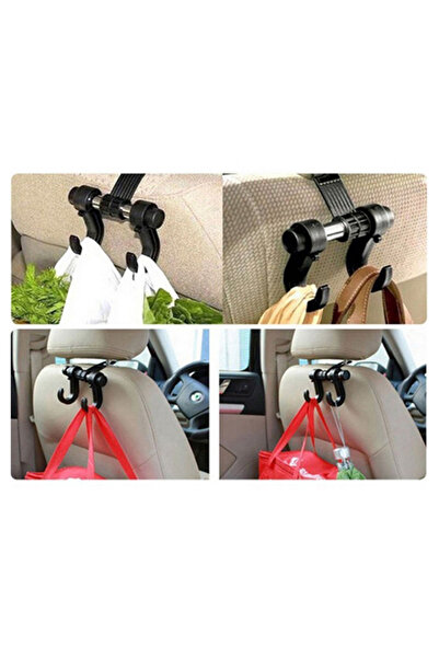 HALAMODO منظم علاقة ملابس السيارة الخلفية، خطاف للمقعد