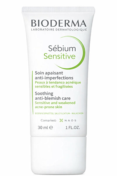 Bioderma كريم سيبيوم الحساس والملطف والمضاد للعيوب للبشرة الضعيفة والمعرضة لح...