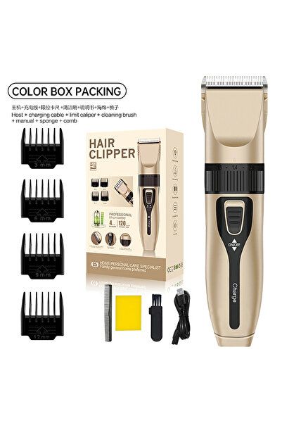 Choice طقم ماكينة حلاقة شعر كهربائية منزلية احترافية من جولدن ستايل مكون من 9...