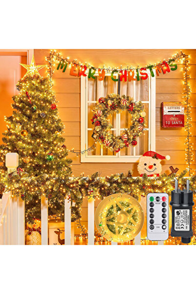 Choice 30M-900LEDS EU Plug Warm 30-75M LED Firecracker String Lights EU/US DC...