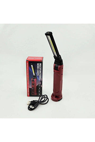 Choice مصباح يدوي قابل للطي والدوران بزاوية 180 درجة، قابل لإعادة الشحن، مزود...